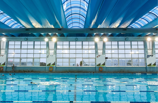 tolcross leisure centre interior swimming pool