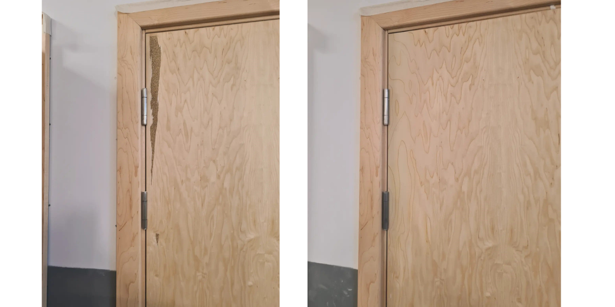 door repairs before and after