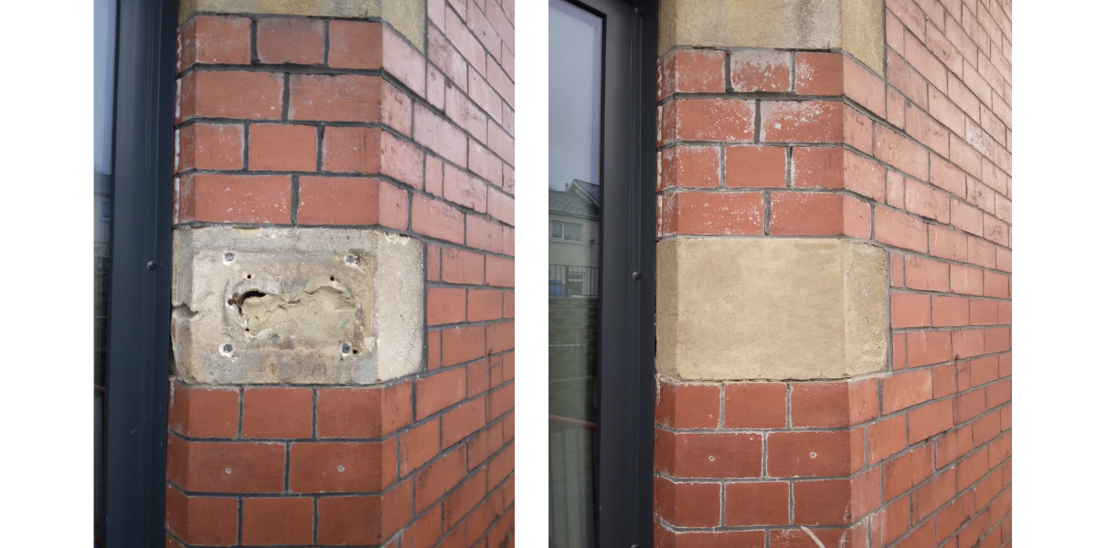 stone repairs at bevan health and wellbeing